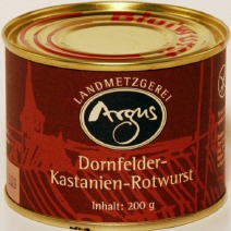 Dornfelder-Kastanien-Rotwurst