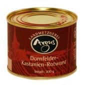 Dornfelder-Kastanien-Rotwurst